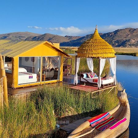 Uros Lodge Peru Puno Eksteriør billede