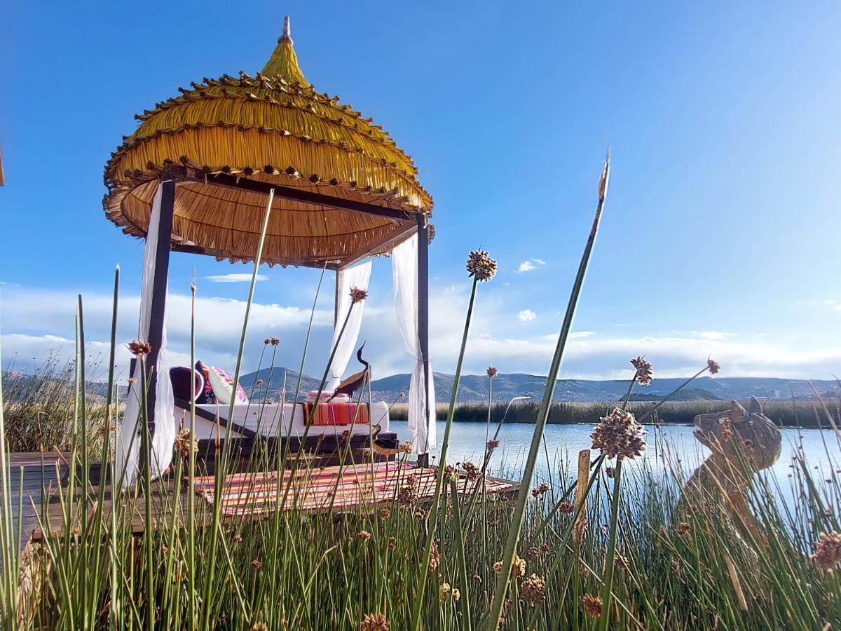 Uros Lodge Peru Puno Eksteriør billede