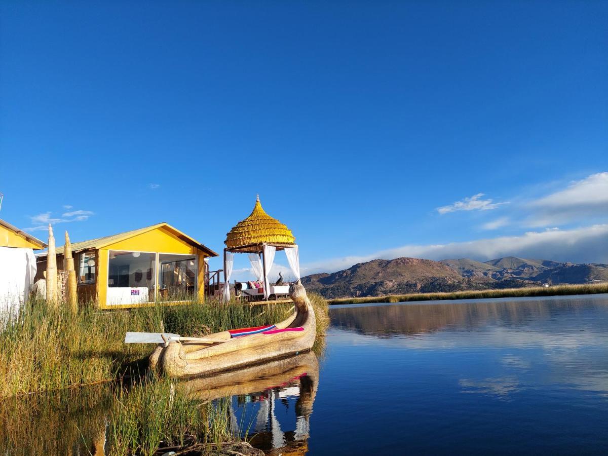 Uros Lodge Peru Puno Eksteriør billede