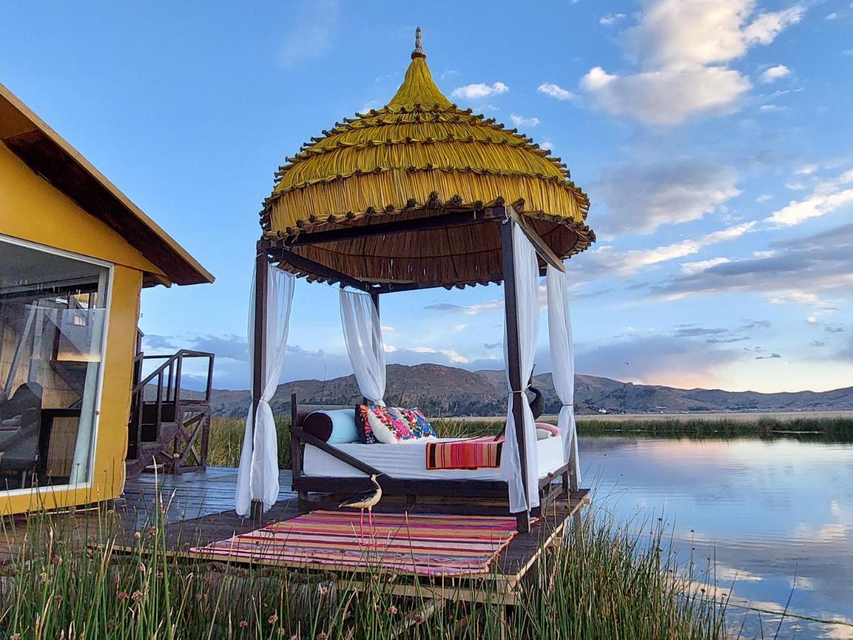 Uros Lodge Peru Puno Eksteriør billede