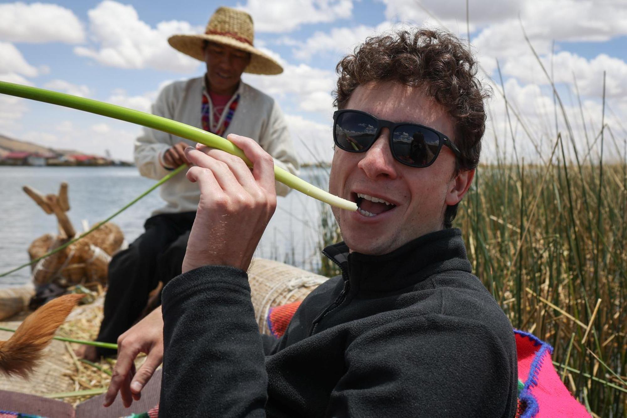 Uros Lodge Peru Puno Eksteriør billede